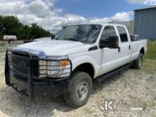 2016 Ford F350 4x4 Crew-Cab Pickup Truck Runs & Moves) (No Front Driveshaft, 4X4 Disabled