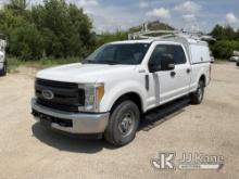 (Des Moines, IA) 2017 Ford F250 Crew-Cab Pickup Truck, Dealer Only Runs, Moves) (Vehicle Was In A Si