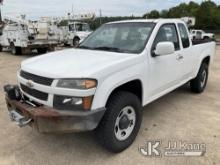 2012 Chevrolet Colorado 4x4 Extended-Cab Pickup Truck Runs & Moves) (Driver Seat recline handle Brok