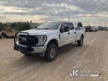 2019 Ford F250 4x4 Crew-Cab Pickup Truck Runs & Moves, Body Damage,