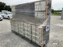 2024 9.5ft Work Bench with 30 Drawers (New/Unused) NOTE: This unit is being sold AS IS/WHERE IS via 