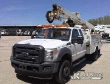 (Grayslake, IL) Altec AT40G, Articulating & Telescopic Bucket Truck mounted behind cab on 2016 Ford