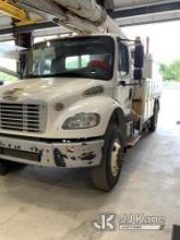 Altec AM55, Over-Center Material Handling Bucket Truck rear mounted on 2017 Freightliner M2 106 4x4 