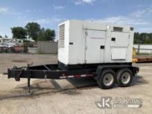 (South Beloit, IL) WhisperWatt DCA-85USJ Generator, Trailer Mounted No Title) (Not Running, Conditio