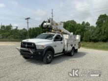 (Fort Wayne, IN) Altec AT37G, Articulating & Telescopic Bucket Truck mounted behind cab on 2015 RAM