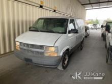 2001 Chevrolet Astro Extended Cargo Van Runs & Moves, Has Damage To Front Fender