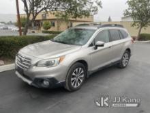 2017 Subaru Outback 4-Door Sport Utility Vehicle Runs, Transmission Slips, Must Be Towed