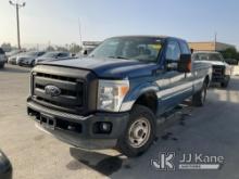 2012 Ford F250 4x4 Extended-Cab Pickup Truck Runs & Moves) (Undercarriage Has Rust Damage