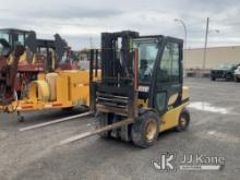 2006 Yale GP060vx Cushion Tired Forklift Runs, Moves & Operates, Trans Issues