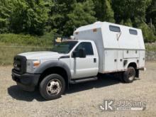 2011 Ford F450 4x4 Enclosed Service Truck Runs & Moves) (Rust Damage