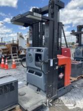 2012 Toyota 7BPUE15 Stand-Up Forklift Order Picker Runs, Moves & Operates, BUYER MUST LOAD