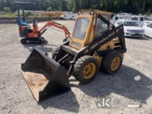 1989 New Holland L553 Rubber Tired Skid Steer Loader Runs, Moves & Operates) (Body & Rust Damage