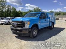 2017 Ford F250 4x4 Extended-Cab Service Truck Runs & Moves, Rust Damage