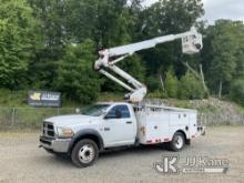 Altec AT37G, Articulating & Telescopic Bucket Truck mounted behind cab on 2012 RAM 5500 4x4 Service 