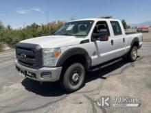 2012 Ford F250 4x4 Crew-Cab Pickup Truck Runs & Moves) (Body Damage, Airbag Light