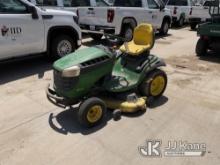 (Imperial, CA) 2013 John Deere LA100 Lawn Mower Wouldn't start, seller said needs carborator work, r