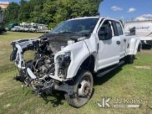 2017 Ford F350 4x4 Crew-Cab Pickup Truck Dealer Only) (Wrecked, Missing Parts & Missing Engine & Tra