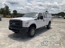 2016 Ford F250 4x4 Extended-Cab Pickup Truck, (GA Power Unit) Runs & Moves) (Body & Paint Damage