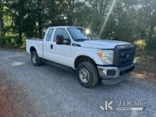 2013 Ford F250 4x4 Extended-Cab Pickup Truck Runs & Moves) (Jump To Start, Major Body Damage
