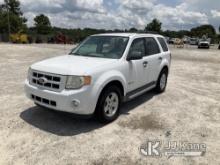 2010 Ford Escape 4-Door Sport Utility Vehicle Runs & Moves) (Jump To Start, Body/Paint Damage, Rear 