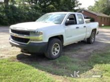 2016 Chevrolet Silverado 1500 4x4 Extended-Cab Pickup Truck, Transmission repair or replace, Front a