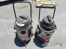 (Jurupa Valley, CA) 1 Milwaukee & 1 Dayton Wet & Dry Vacuums (Used) NOTE: This unit is being sold AS