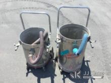 (Jurupa Valley, CA) 2 Milwaukee Industrial Vacuums (Used) NOTE: This unit is being sold AS IS/WHERE