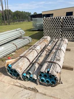 (10) JOINTS 4 3/8” X 10’ PERMANENT-COTE THREADED PIPE