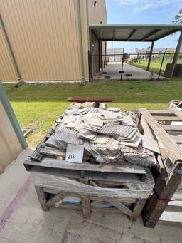 (8) PALLETS OF MISCELLANEOUS TILE AND HARD SCAPE MATERIAL