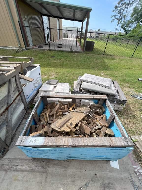 (8) PALLETS OF MISCELLANEOUS TILE AND HARD SCAPE MATERIAL