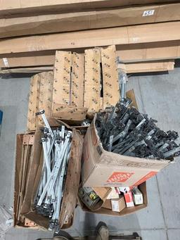 ASSORTED ELECTRICAL HARDWARE; CONDUIT; SWITCHES; SENSORS; AND BOX SUPPORT FASTENERS