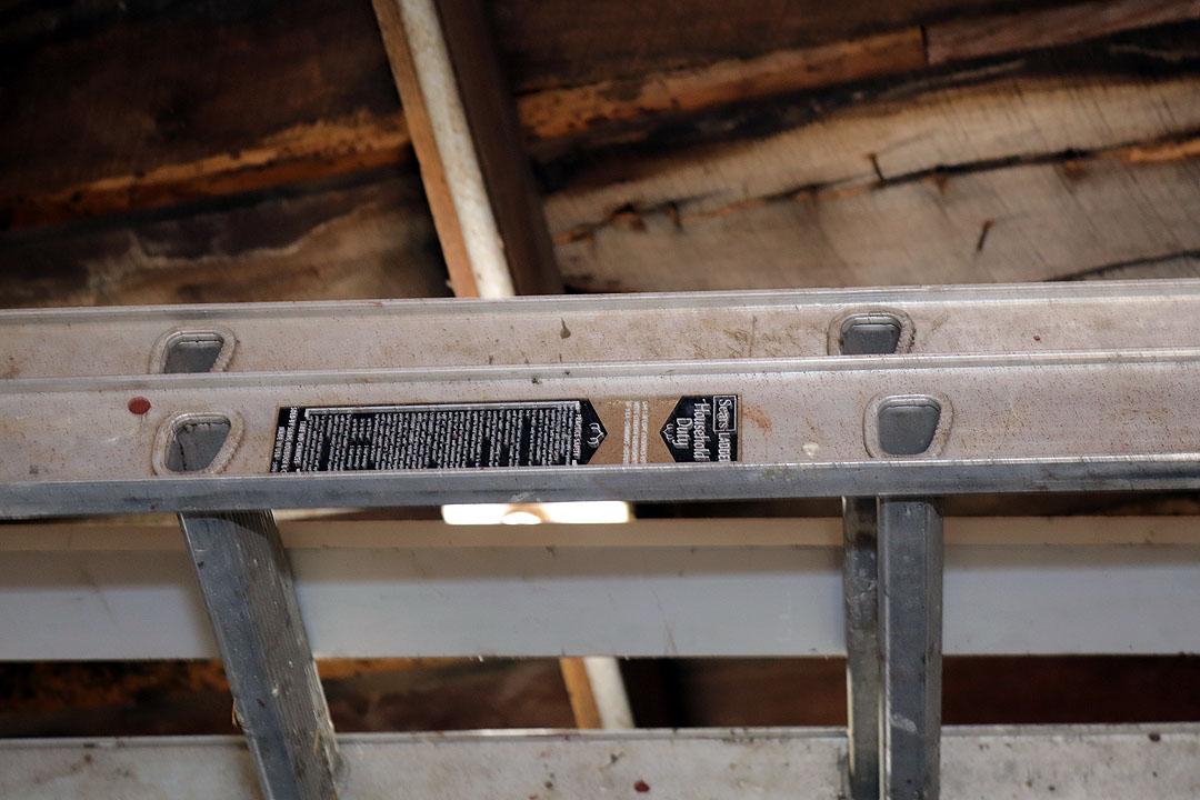 Werner Fiberglass 8' Step Ladder, Sears Aluminum Extension Ladder & Hand Cart