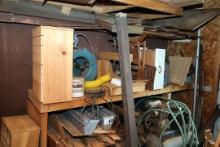 Air Compressor & Wood Pieces