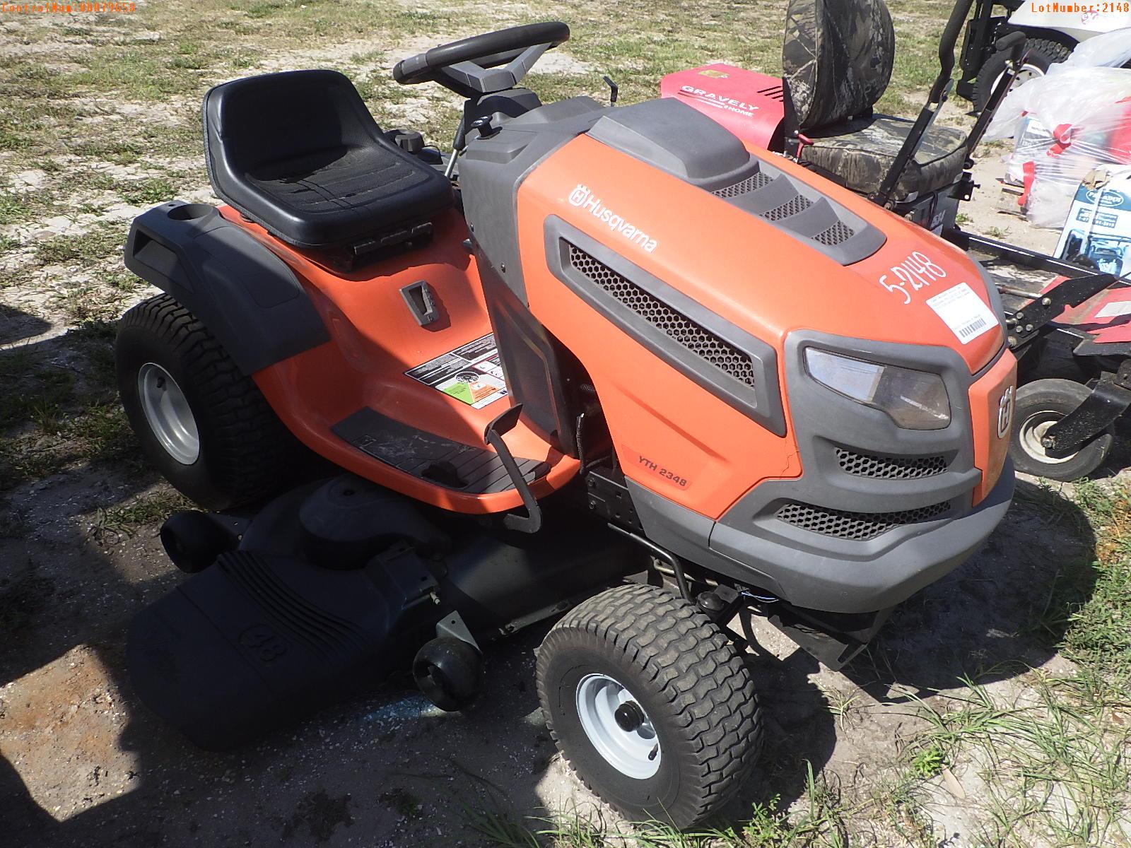 5-02148 (Equip.-Mower)  Seller:Private/Dealer HUSQUARNA YTH2348 RIDING LAWN MOWE