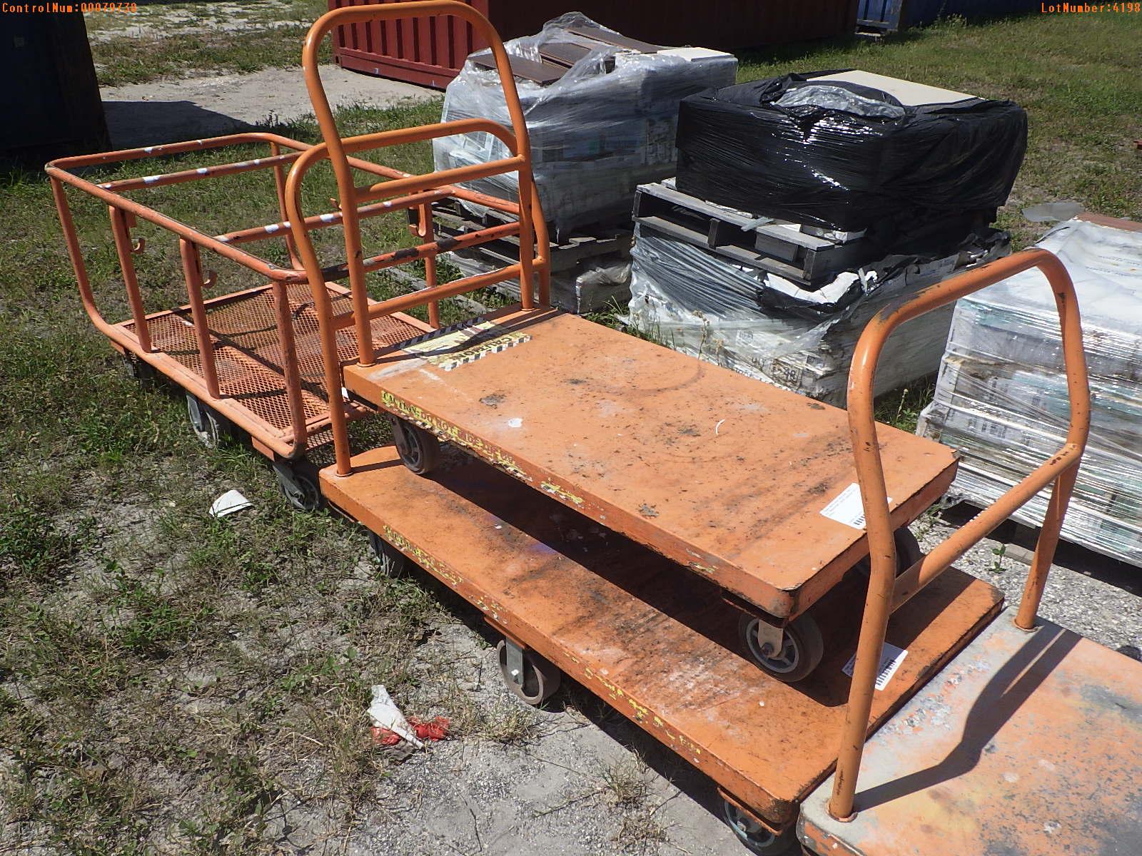5-04198 (Equip.-Specialized)  Seller:Private/Dealer (6) WAREHOUSE CARTS