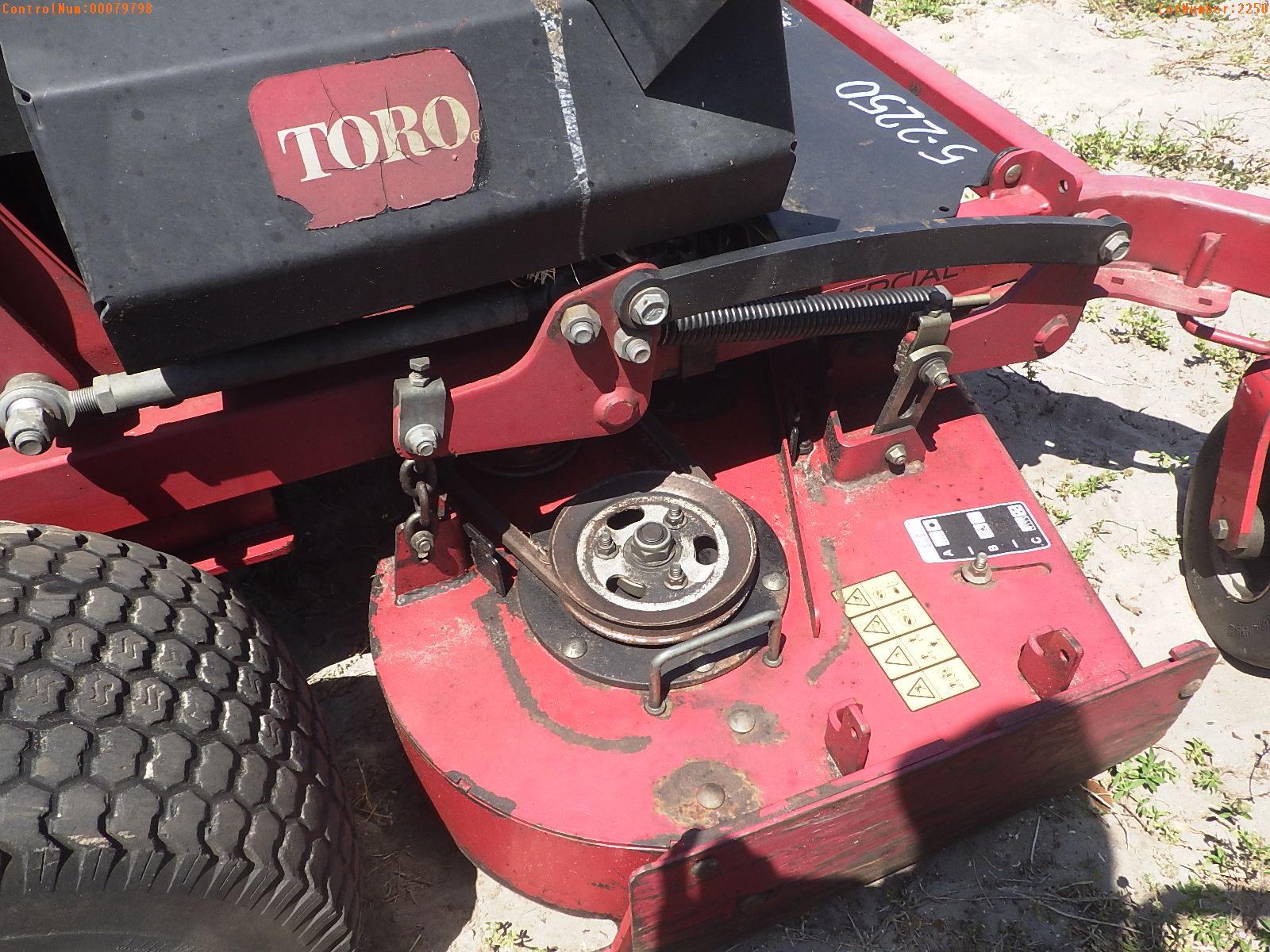 5-02250 (Equip.-Mower)  Seller:Private/Dealer TORO GRAND STAND STAND UP RIDING M