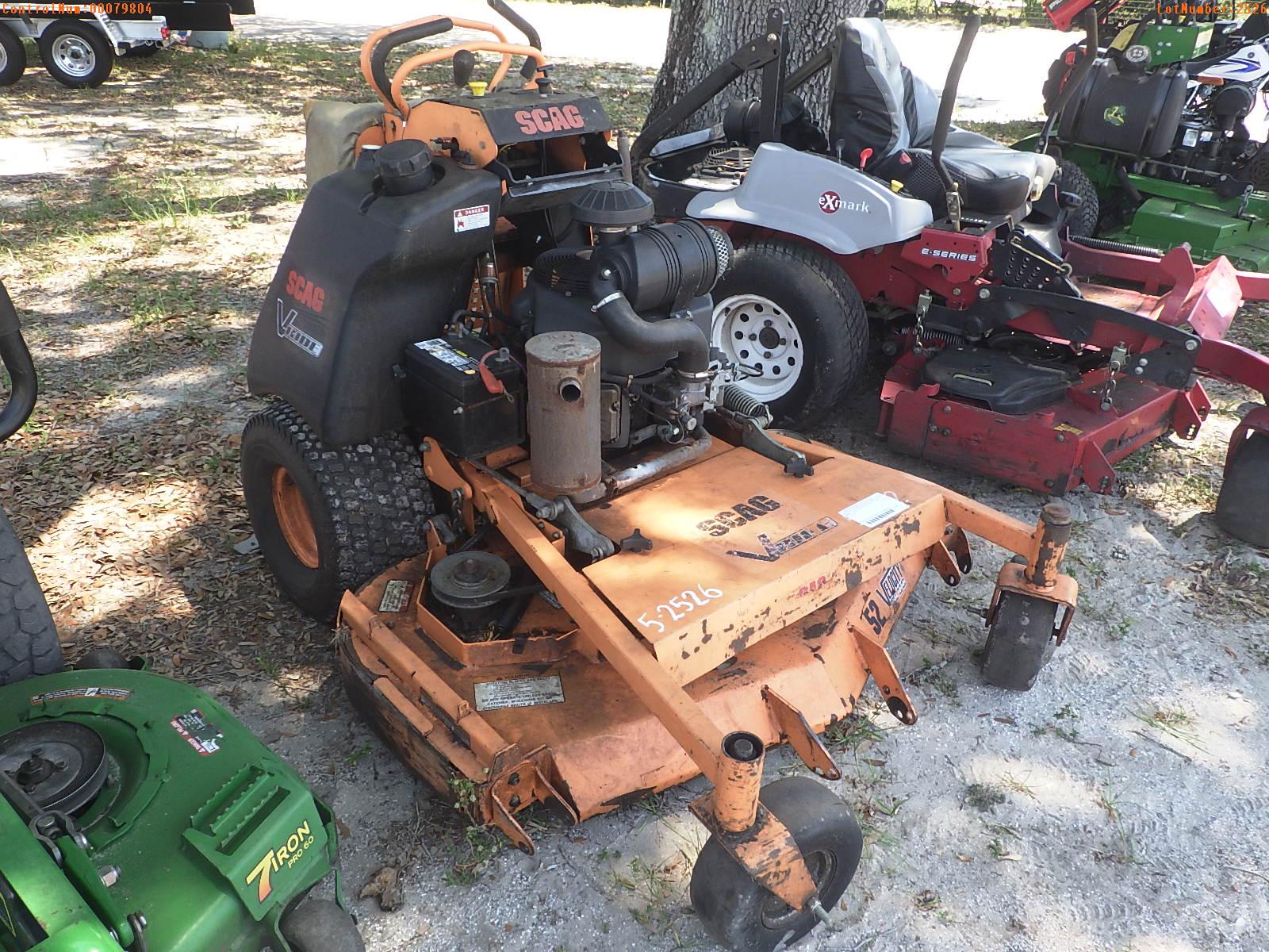 5-02526 (Equip.-Mower)  Seller:Private/Dealer SCAG VELOCITY V-RIDE 52 STAND UP R