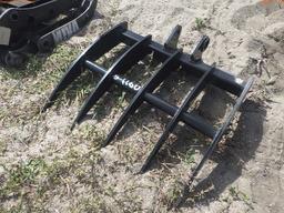 5-01160 (Equip.-Implement misc.)  Seller:Private/Dealer MIVA EXCAVATOR RAKE ATTA