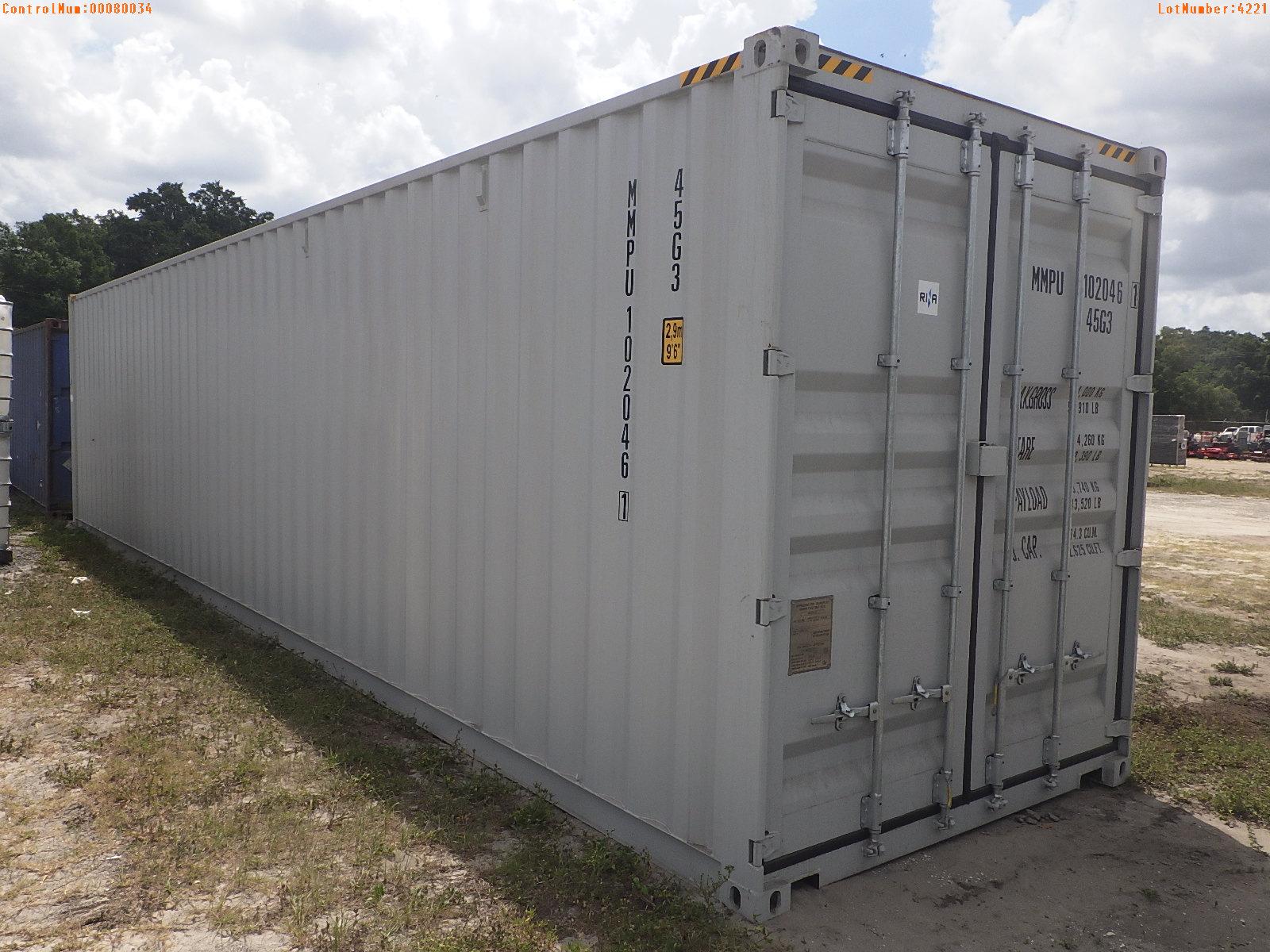 5-04221 (Equip.-Container)  Seller:Private/Dealer 40 FOOT METAL SHIPPING CONTAIN