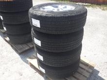 6-04216 (Equip.-Parts & accs.)  Seller:Private/Dealer (4) 225-75R16 TIRES ON 16