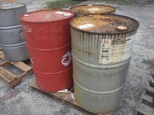 7-04236 (Equip.-Specialized)  Seller: Gov-Manatee County (3) 55 GALLON DRUMS AW4