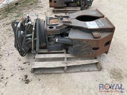 Rotating Excavator Grapple Attachment