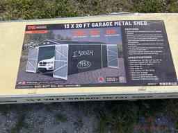 2024 TMG-MS1320A 13ft X 20ft Garage Metal Shed