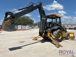 2016 John Deere 410L 4x4 Extendahoe Loader Backhoe