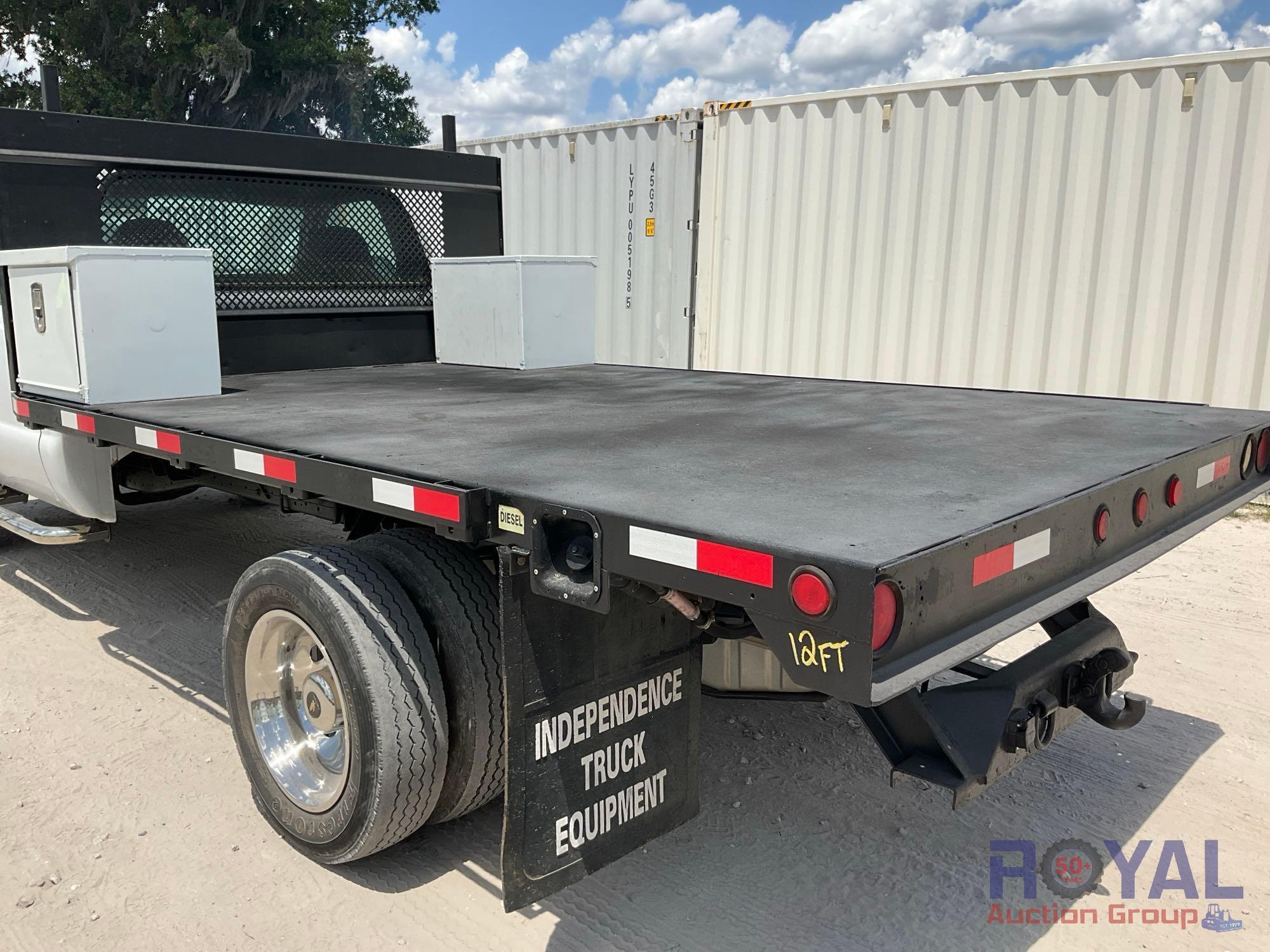 2001 Ford F450 12FT Flatbed Truck