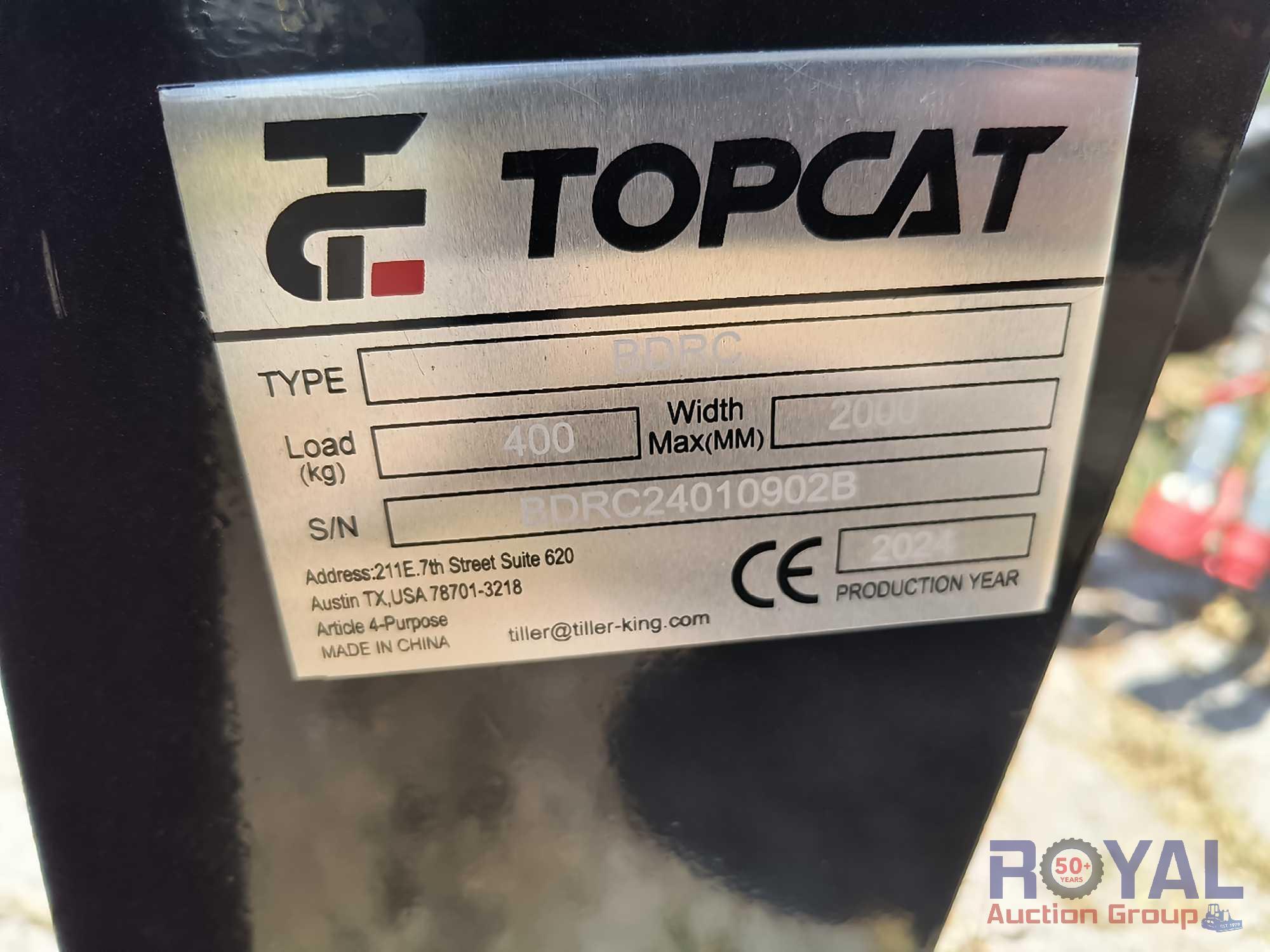 2024 TopCat BDRC Skid Steer Brush Cutter Attachment