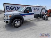2015 Ford F550 Diesel Cab and Chassis Truck