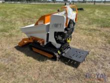 mini self loading stand on crawler dumper