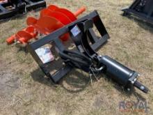 2024 Raytree RMA42 Auger Skid Steer Attachment w/ Three Bits