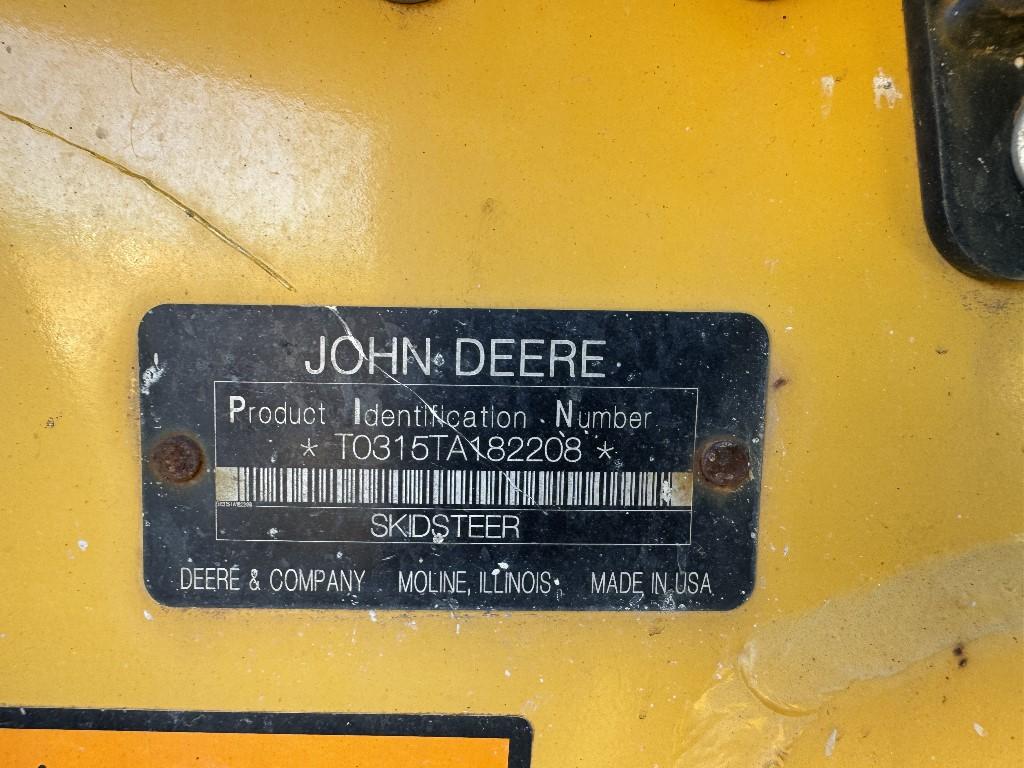 John Deere CT315 Skid Steer EROPS